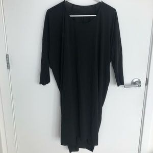 COS silky black dress